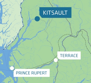 Kitsault Town Map
