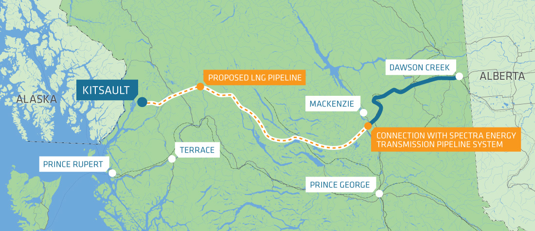 Map of Northwestern BC